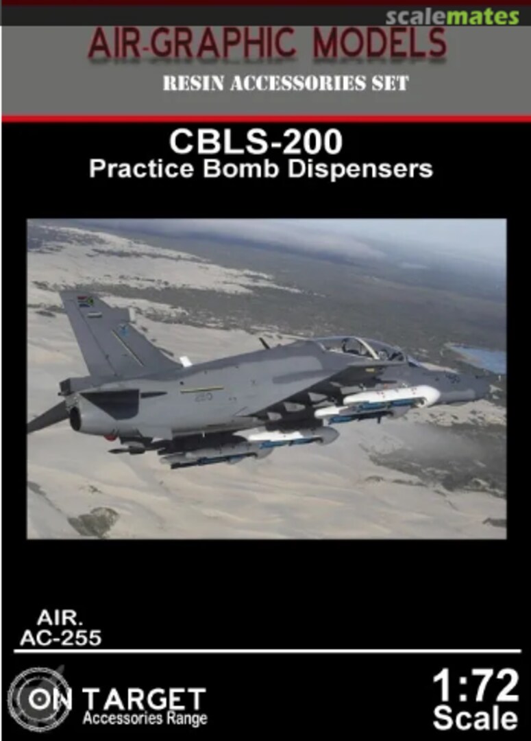 Boxart CBLS-200 Practice Bomb Dispenser AC-255 Air-Graphics Models Boxart CBLS-200 Practice Bomb Dispenser AC-255 Air-Graphics Models