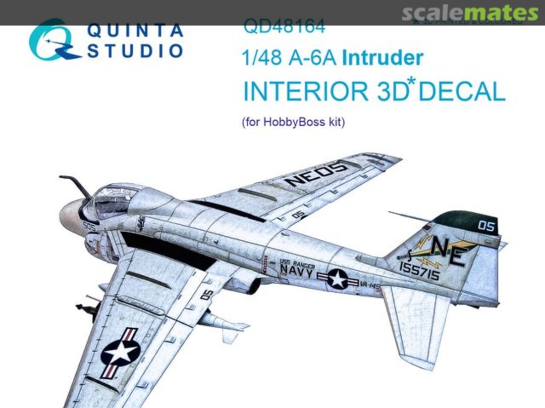Boxart A-6A Intruder - interior 3D decals QD48164 Quinta Studio Boxart A-6A Intruder - interior 3D decals QD48164 Quinta Studio