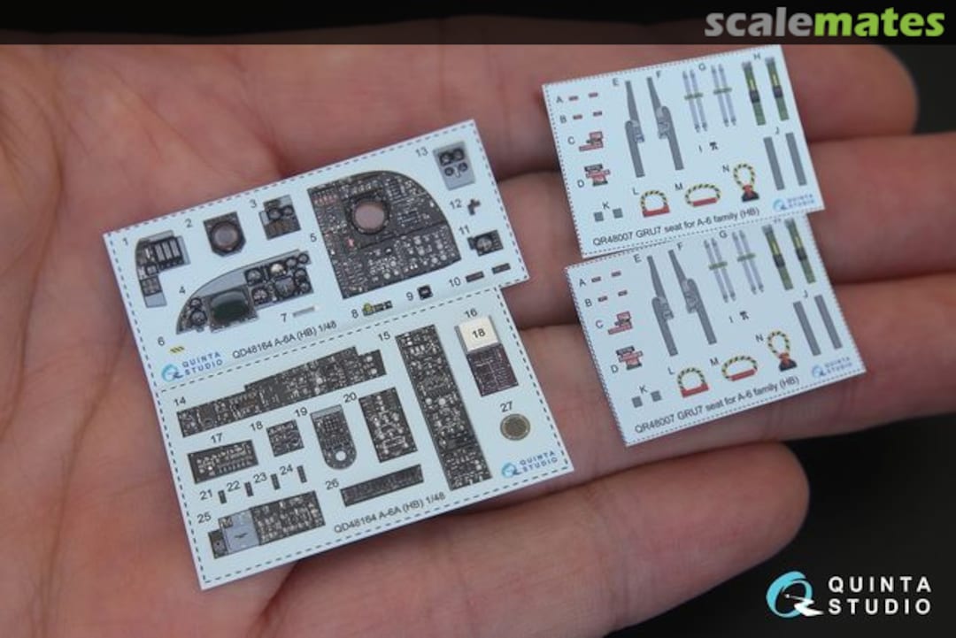 Contents A-6A Intruder - interior 3D decals QD48164 Quinta Studio Contents A-6A Intruder - interior 3D decals QD48164 Quinta Studio