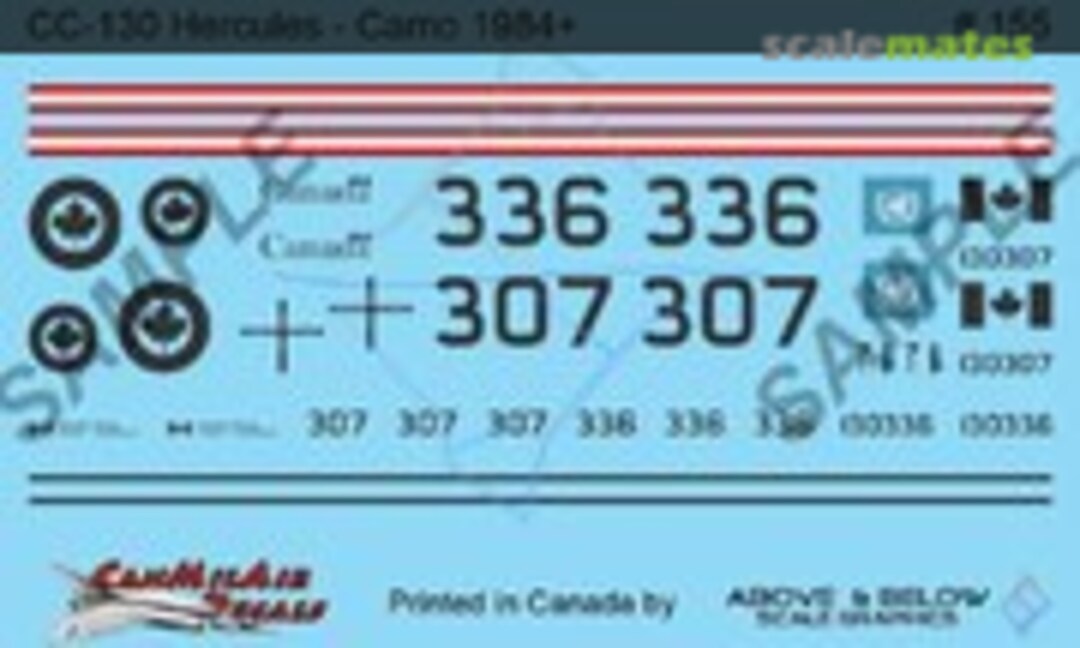 1:48 Lockheed CC-130E/H Hercules (Above & Below Graphics 155) 155