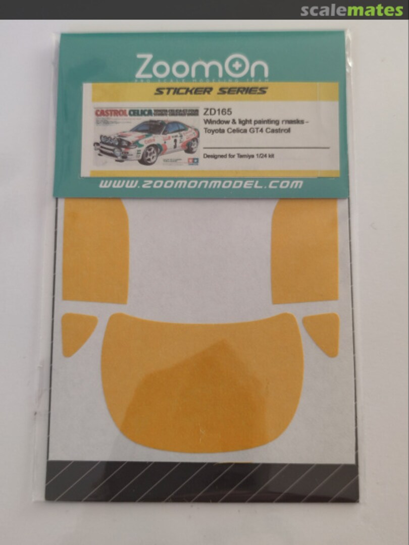 Boxart Toyota Celica GT4 Castrol window masks ZD165 ZoomOn Boxart Toyota Celica GT4 Castrol window masks ZD165 ZoomOn