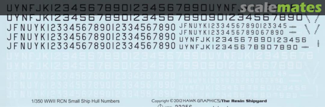 Boxart WWII RN/RCN/RAN Small Ship Hull Numbers and Letters D3534 Hawk Graphics Boxart WWII RN/RCN/RAN Small Ship Hull Numbers and Letters D3534 Hawk Graphics