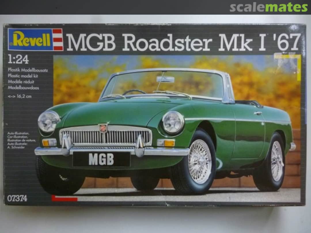 Boxart MGB Roadster Mk I '67 07374 Revell