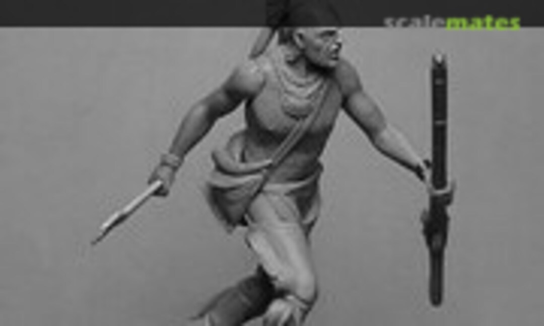 54mm Iroquois Warrior (#5), 1750-60 (Chronos Miniatures CHM-54318) CHM-54318