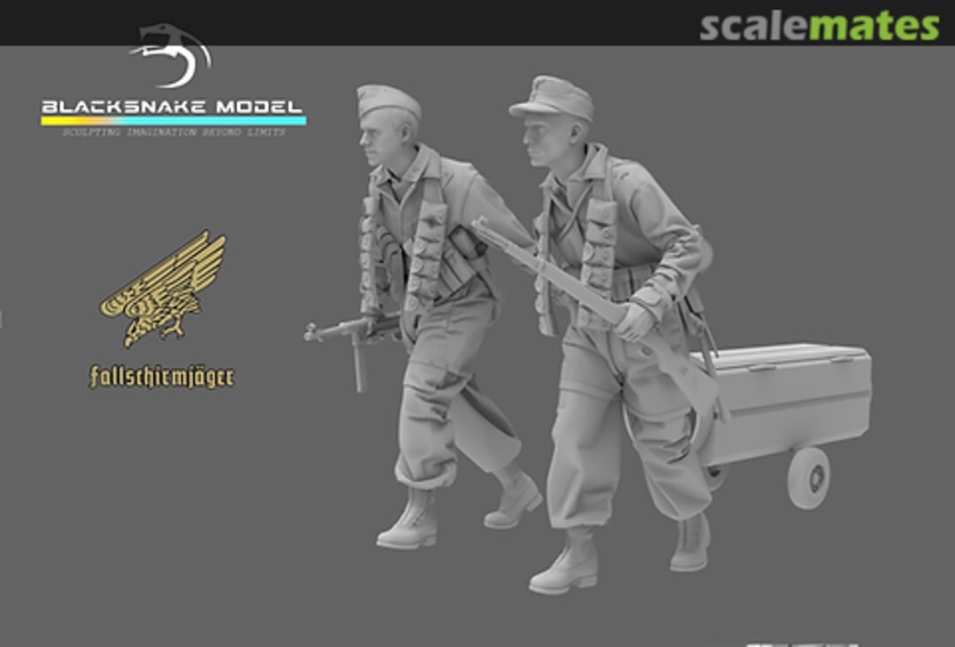Boxart Fallschirmjäger and Drop Canister FSJ-03 BlackSnake Model Boxart Fallschirmjäger and Drop Canister FSJ-03 BlackSnake Model