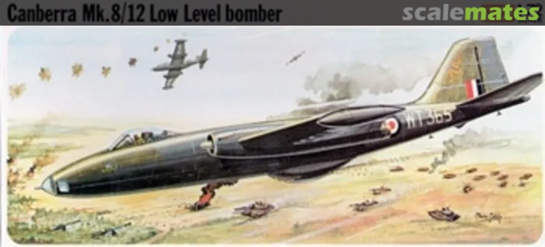 Boxart Canberra Mk.8/12 Low Level Bomber F203 FROG Boxart Canberra Mk.8/12 Low Level Bomber F203 FROG