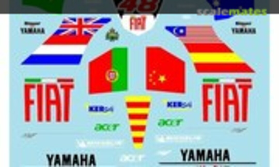 1:12 Yamaha YZR-M1 2008 Valencia GP (for Tamiya) (Museum collection DC-550) DC-550