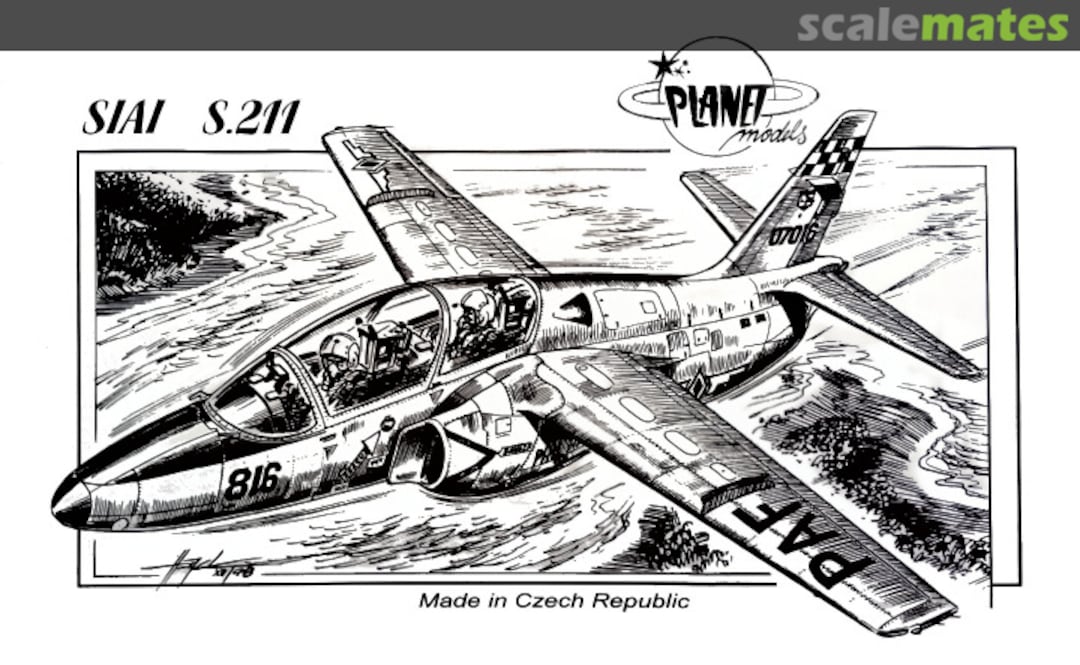 Boxart SIAI S.211 PLT049 Planet Models Boxart SIAI S.211 PLT049 Planet Models