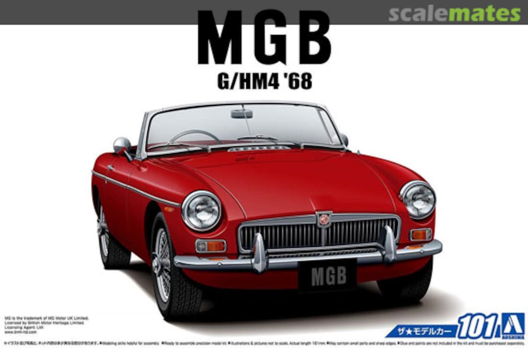 Boxart MGB G/HM4 '68 056851 Aoshima Boxart MGB G/HM4 '68 056851 Aoshima