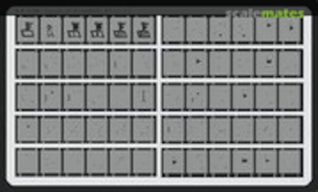 1:35 Tactical Symbols 1935-42 (Eduard XT030) XT030