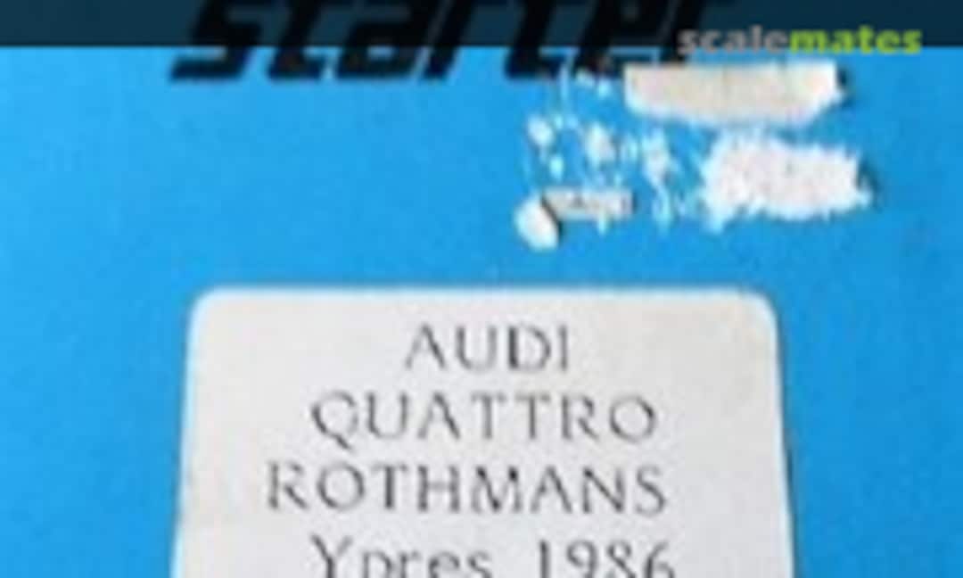 Audi Quattro &quot;Rothmans&quot; (Starter )