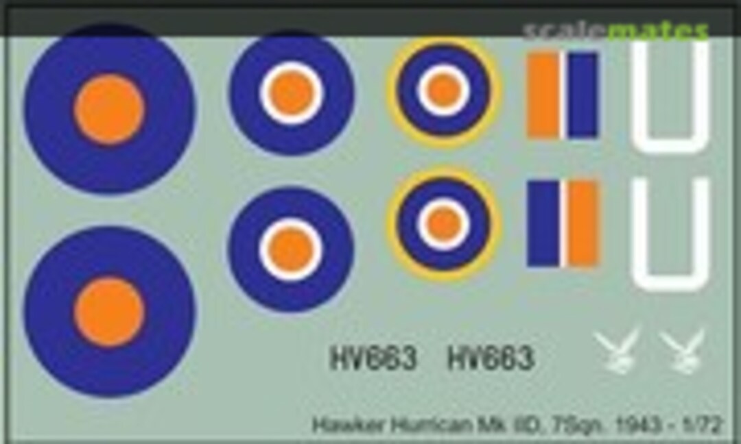1:72 SAAF Hawker Hurricane MkIID (MAV Decals MAV-720297) MAV-720297