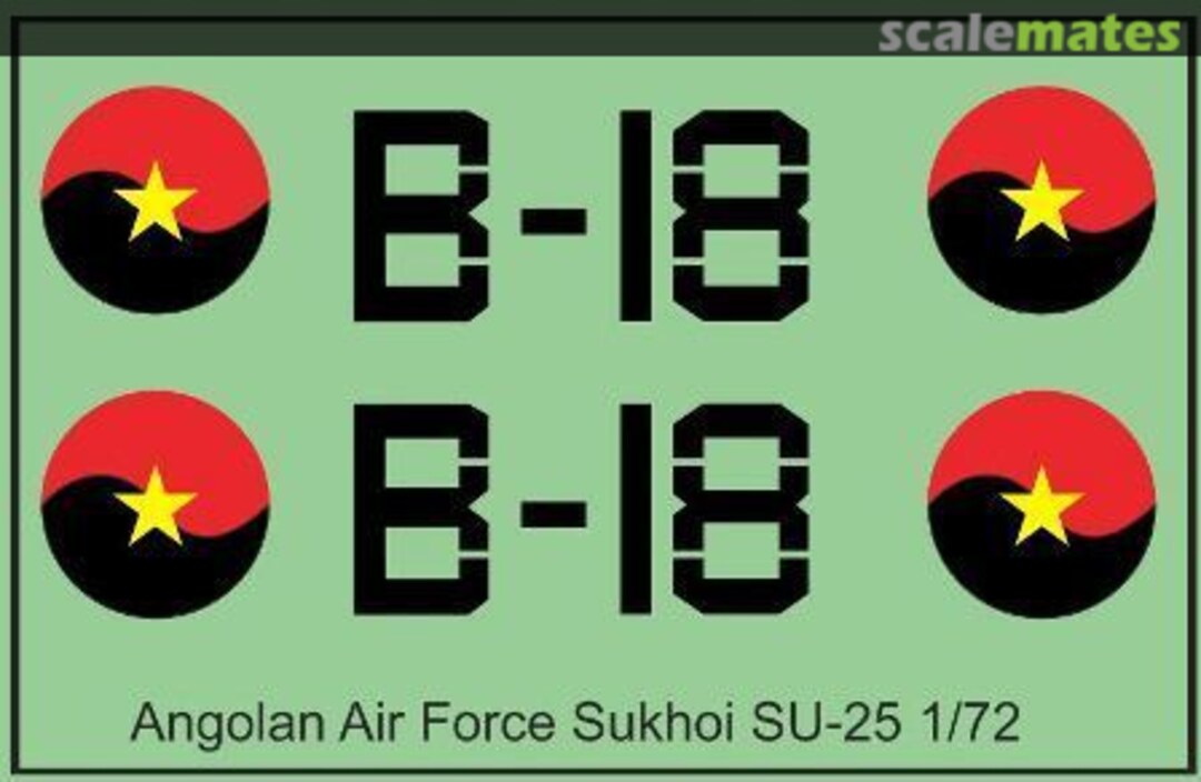 Boxart Angolan Air Force Sukhoi Su-25 MAV-AA4809 MAV Decals Boxart Angolan Air Force Sukhoi Su-25 MAV-AA4809 MAV Decals