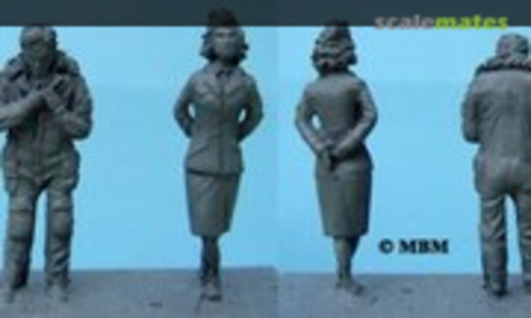 1:72 Luftwaffe Night Fighter Air & Ground Crew (Aircam/Airwar AIR7209) AIR7209