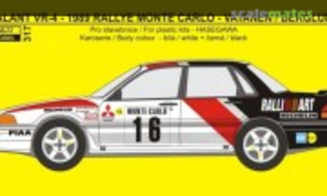 1:24 Mitsubishi Galant VR-4 RalliArt #16 (REJI Model 317) 317