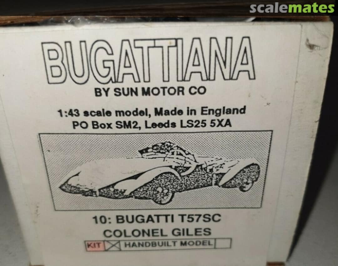 Boxart Bugatti Type 57SC Bugattiana Boxart Bugatti Type 57SC Bugattiana