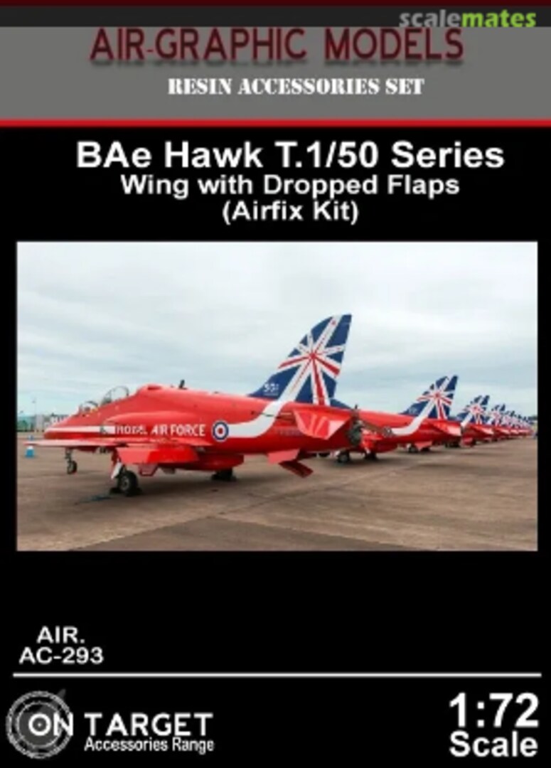 Boxart BAe Hawk T.1/50 Series Wing with Dropped Flaps AC-293 Air-Graphics Models Boxart BAe Hawk T.1/50 Series Wing with Dropped Flaps AC-293 Air-Graphics Models
