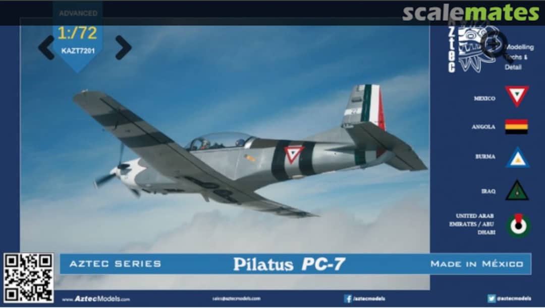Boxart Pilatus PC-7 KAZT7201 Aztec Models