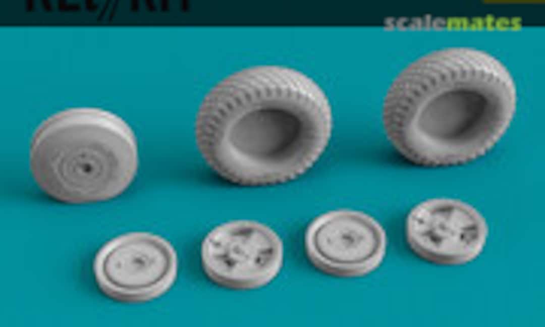 1:32 DH Vampire - wheels set type 1 (weighted) (ResKit RS32-0249)