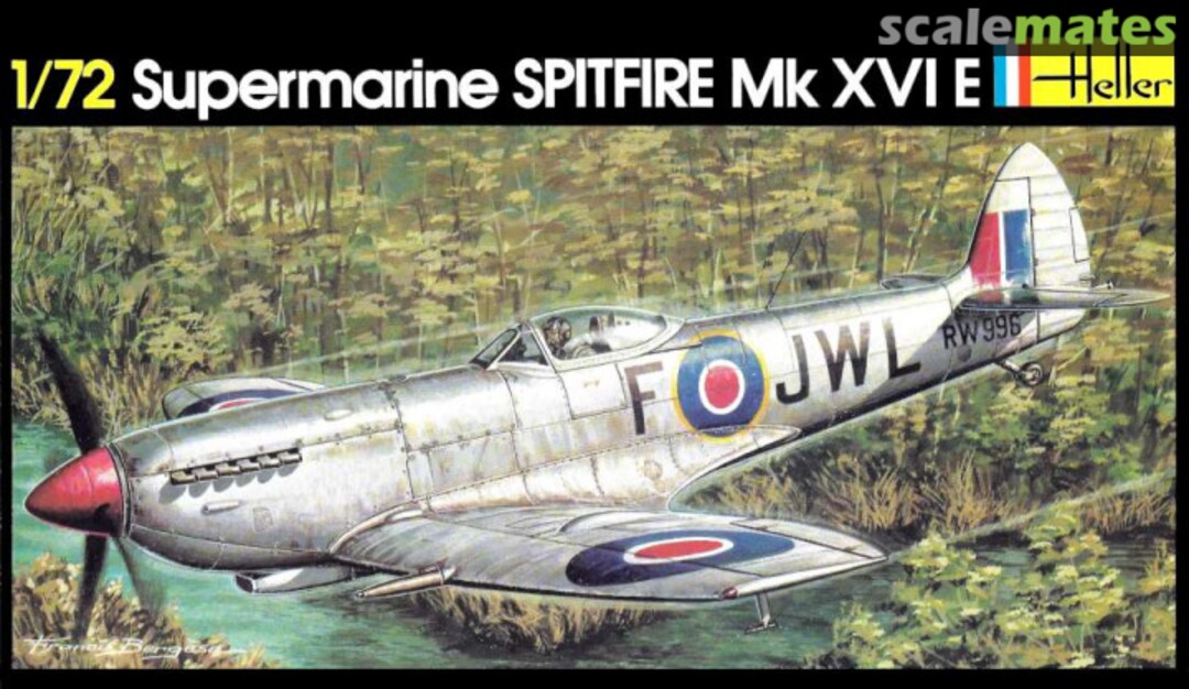 Boxart Supermarine Spitfire Mk XVI E 282 Heller Boxart Supermarine Spitfire Mk XVI E 282 Heller