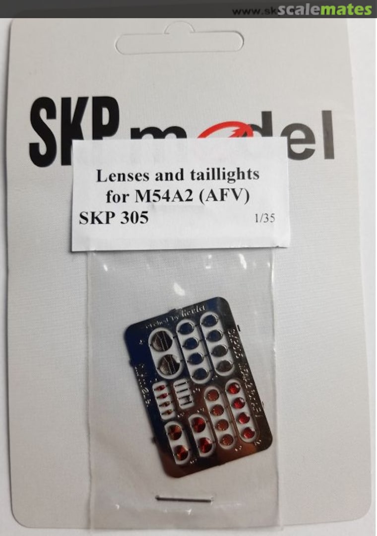 Boxart Lenses and taillights for M54A2 SKP 305 SKP model Boxart Lenses and taillights for M54A2 SKP 305 SKP model
