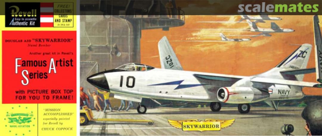 Boxart Douglas A3D Skywarrior H-177-98 Revell Boxart Douglas A3D Skywarrior H-177-98 Revell