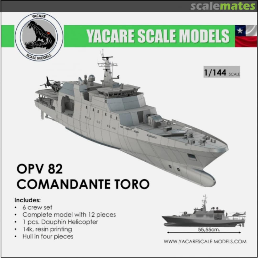 Boxart OPV 82 Comandante Toro 009 Yacare Scale Models Boxart OPV 82 Comandante Toro 009 Yacare Scale Models