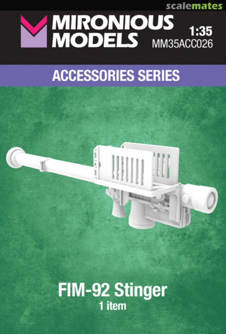 Boxart FIM-92 Stinger (3D-Printed) MM35ACC026 Mironious Models Boxart FIM-92 Stinger (3D-Printed) MM35ACC026 Mironious Models