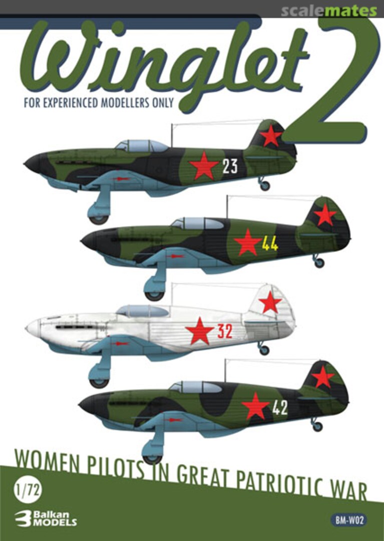 Boxart Winglet 2 WOMEN PILOTS IN GREAT PATRIOTIC WAR BM-W02 Balkan Models Boxart Winglet 2 WOMEN PILOTS IN GREAT PATRIOTIC WAR BM-W02 Balkan Models