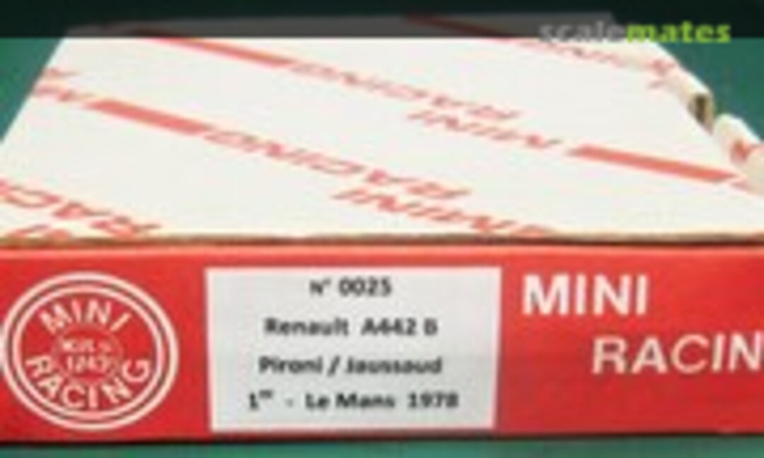 1:43 Renault Alpine A442 B (Mini Racing 0025)
