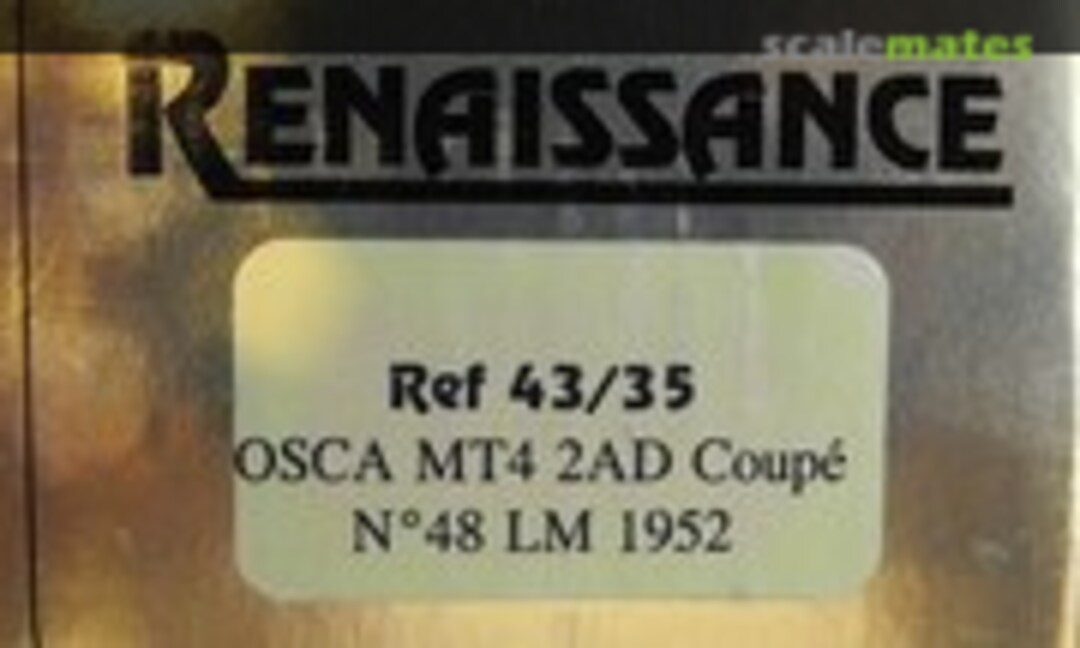 Osca MT4 2AD Coupé (Renaissance 43/35)