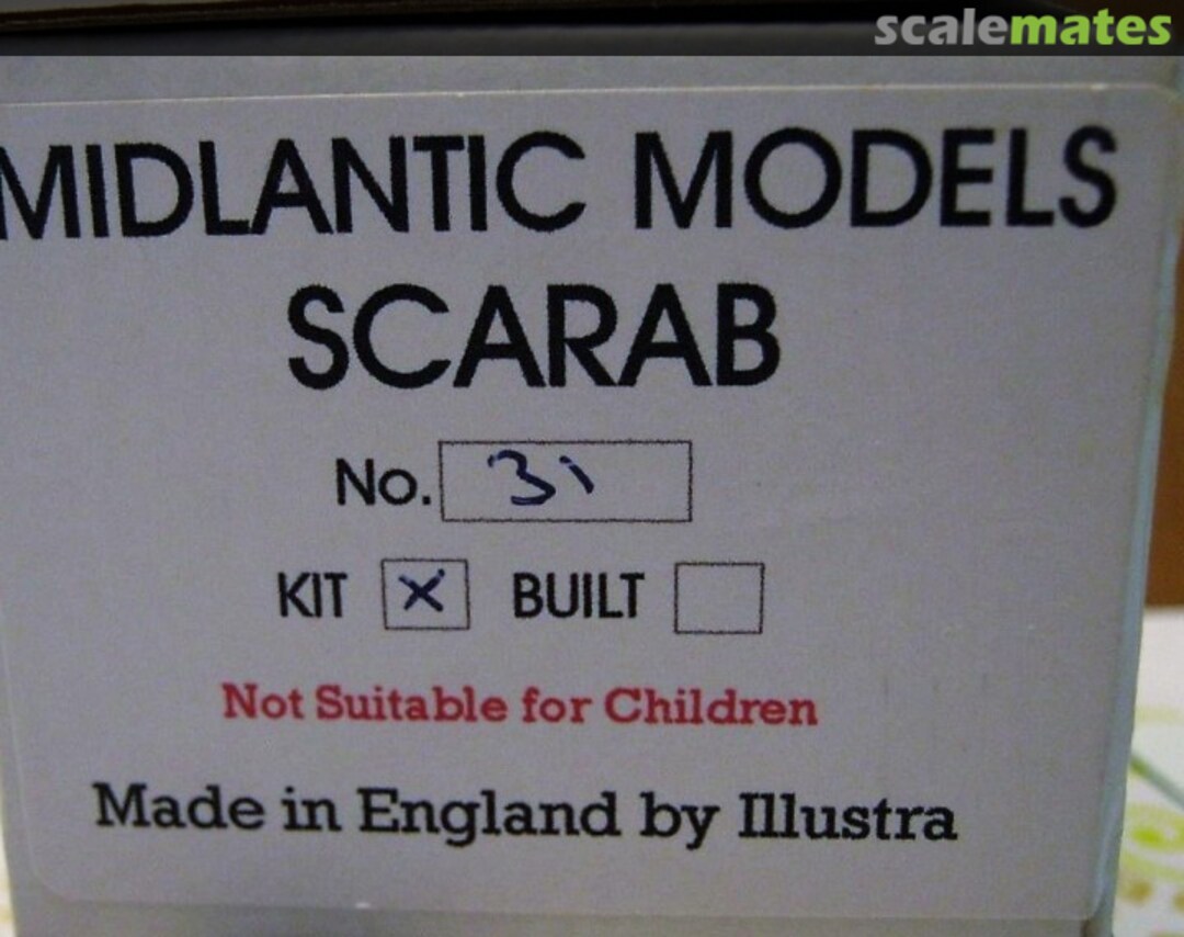 Boxart Scarab MK II "Nicky Nouse" 17 Midlantic Boxart Scarab MK II "Nicky Nouse" 17 Midlantic