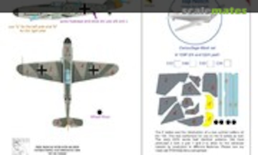 1:48 Messerschmitt Bf-109F-2/4 & G2/4 (TopNotch TNM48-M21) TNM48-M21