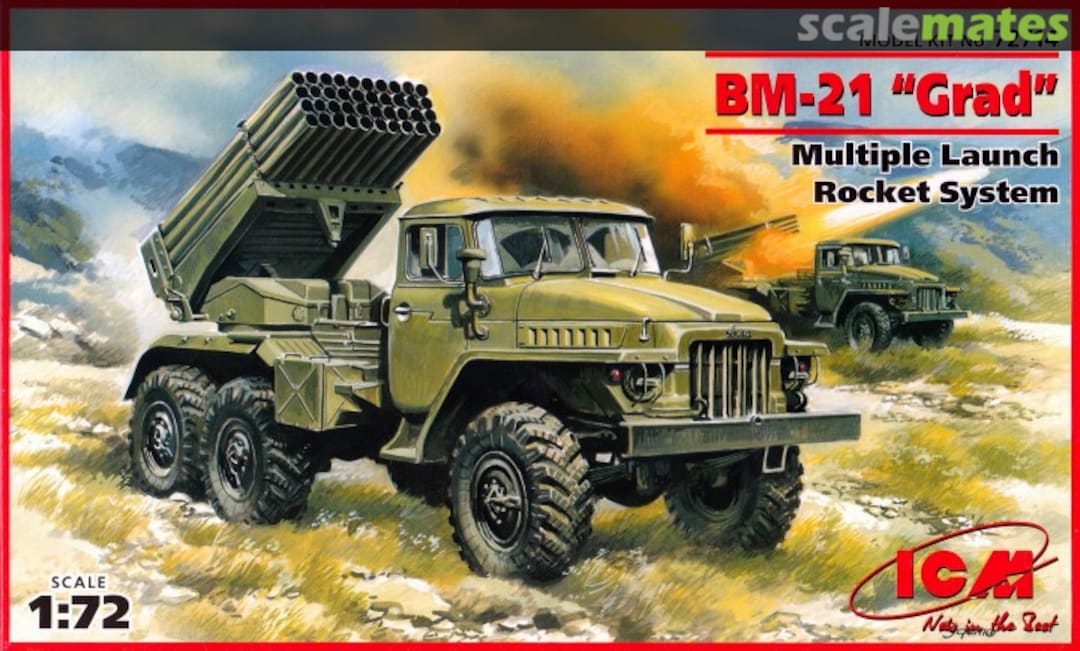 Boxart BM-21 "Grad" 72714 ICM Boxart BM-21 "Grad" 72714 ICM