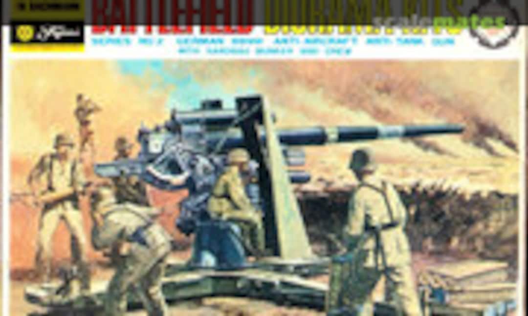 1:76 German 88mm Anti-Aircraft Anti-Tank Gun (Bachmann Fujimi 0861)