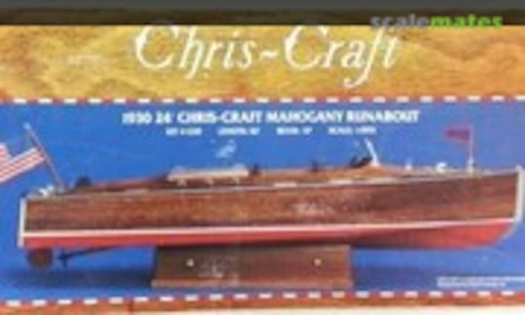 1:8 1930 24' Chris-Craft Mahogany Runabout (Dumas 1230) 1230