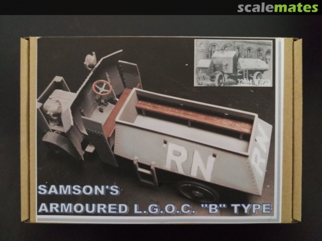Boxart SAMSON’S ARMOURED L.G.O.C “B” type 1914 32004-WIP3D WIP3D Boxart SAMSON’S ARMOURED L.G.O.C “B” type 1914 32004-WIP3D WIP3D