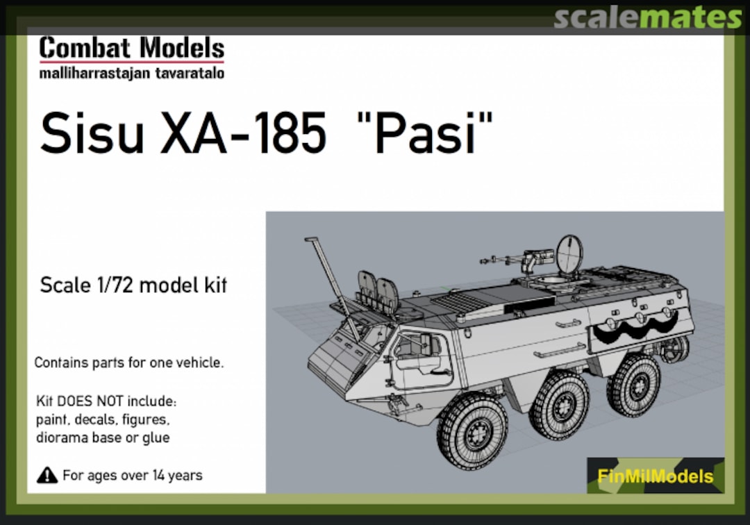 Boxart Sisu XA-185 "Pasi" COM72013 Combat Models Boxart Sisu XA-185 "Pasi" COM72013 Combat Models