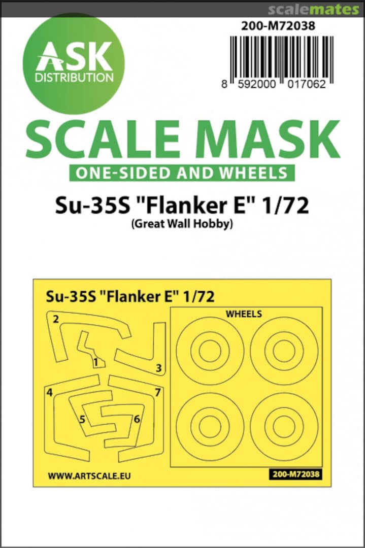 Boxart Su-35S Flanker E 200-M72038 ASK Boxart Su-35S Flanker E 200-M72038 ASK