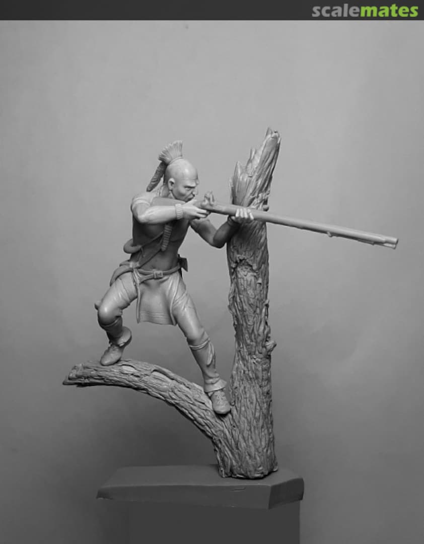 Boxart Iroquois Warrior (#4), 1750-60 CHM-54314 Chronos Miniatures