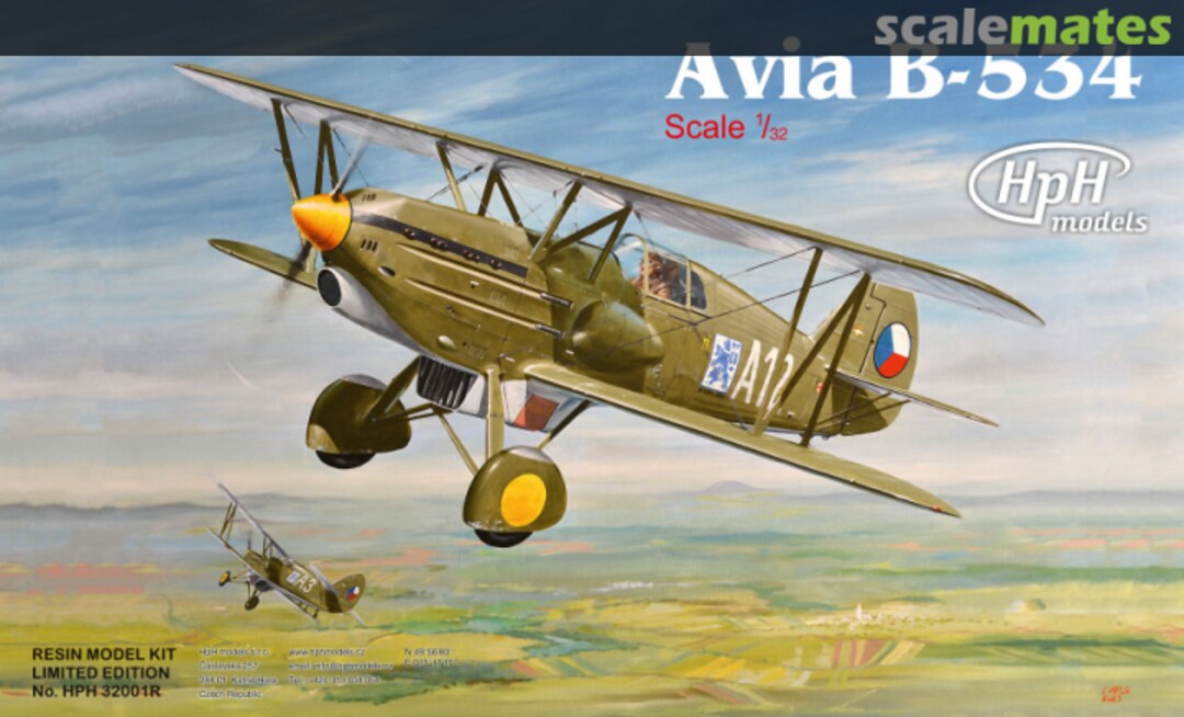 Boxart Avia B-534 HPH 32001R HpH models Boxart Avia B-534 HPH 32001R HpH models