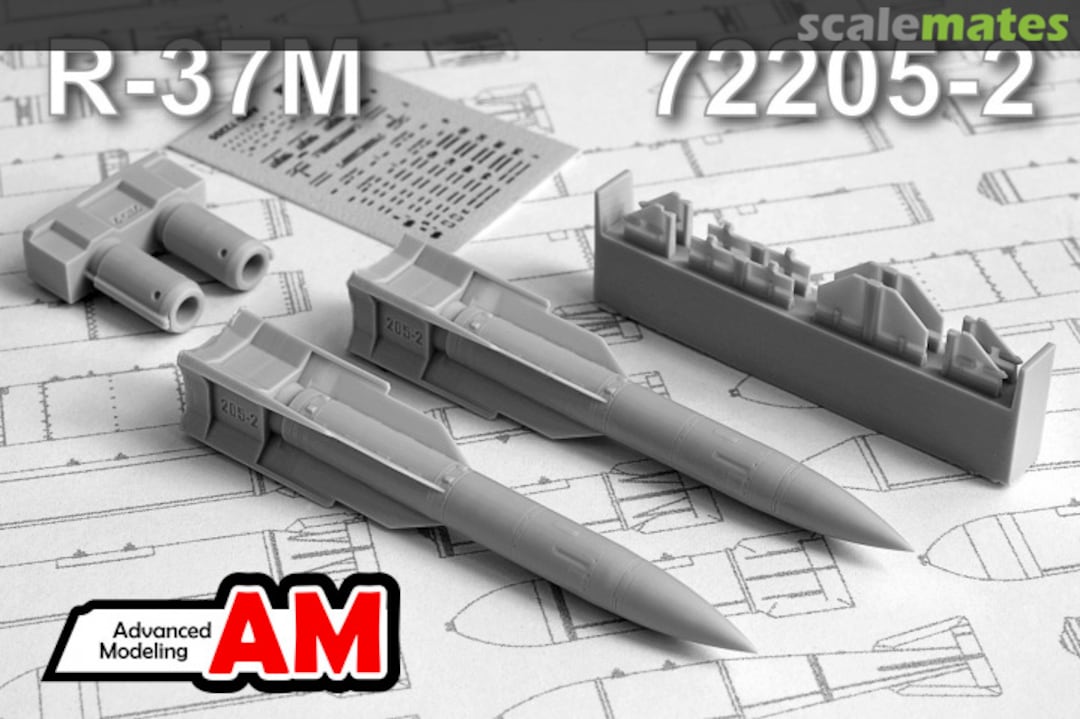 Boxart R-37M Long range Air to Air missile 72205-2 Advanced Modeling Boxart R-37M Long range Air to Air missile 72205-2 Advanced Modeling