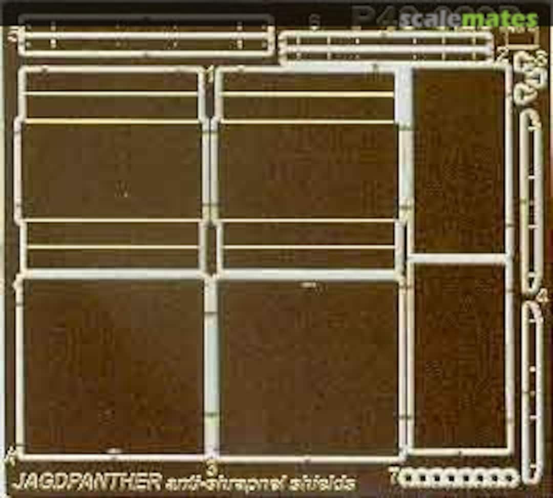 Boxart Jagdpanther antishrapnel shields P48-029 Part Boxart Jagdpanther antishrapnel shields P48-029 Part