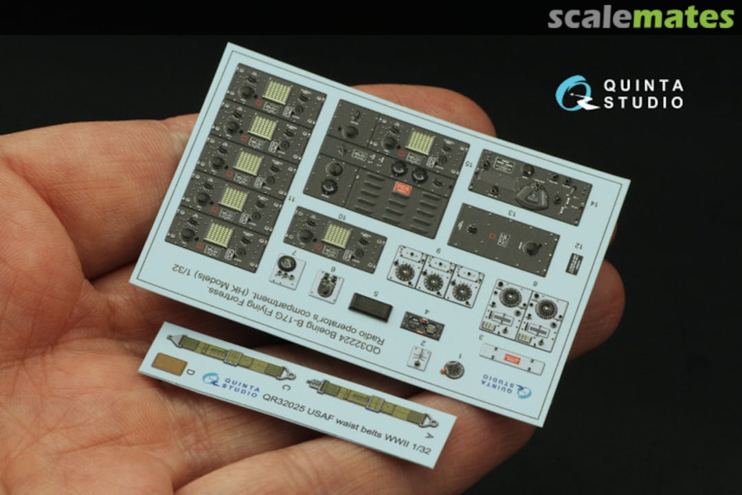 Contents Boeing B-17G Radio operator's compartment interior 3D decals QD32224 Quinta Studio Contents Boeing B-17G Radio operator's compartment interior 3D decals QD32224 Quinta Studio