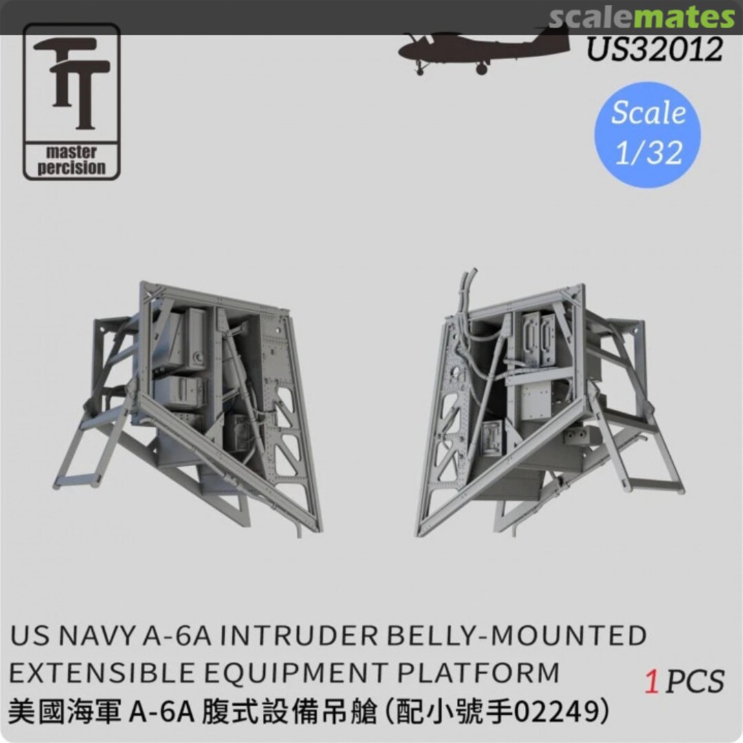 Boxart A-6A/E Intruder Belly-Mounted Extensible Equipment Platform US32012 Master Percision Boxart A-6A/E Intruder Belly-Mounted Extensible Equipment Platform US32012 Master Percision