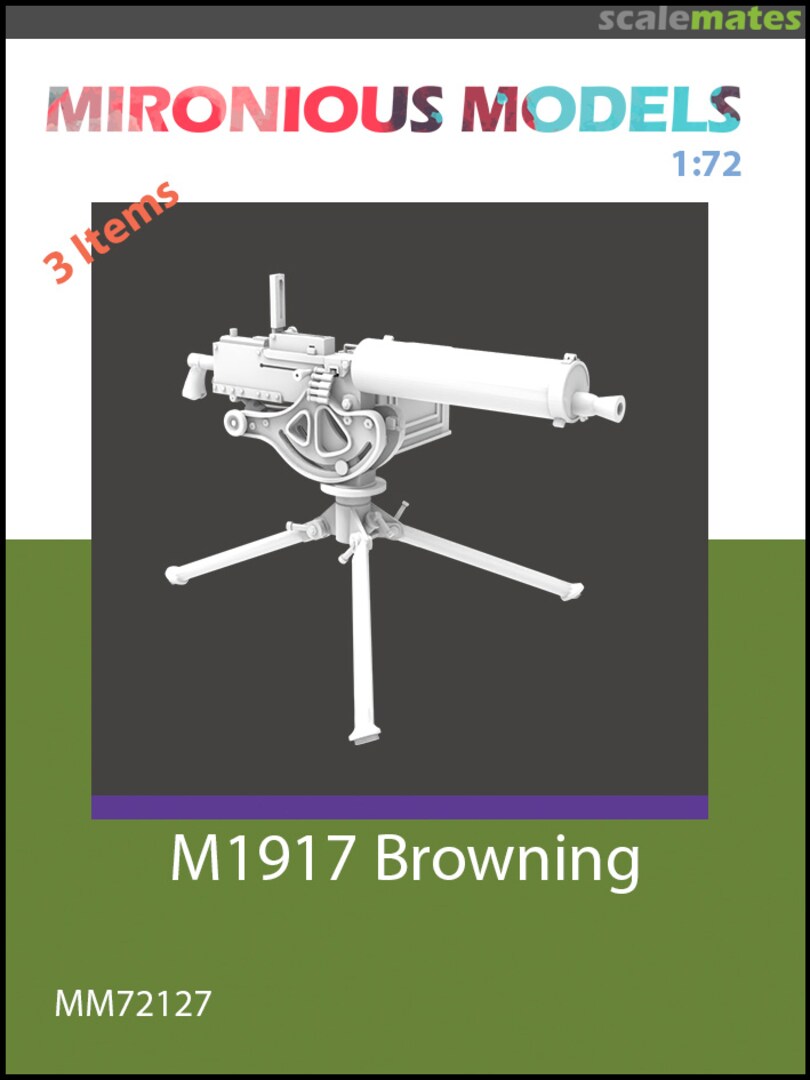 Boxart M1917 Browning MM72127 Mironious Models
