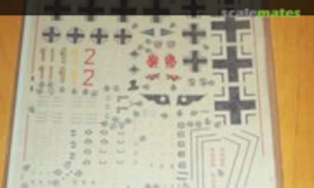 1:72 Messerschmitt Bf 109E & A48-3 Europe (Almark Decals C11) C11