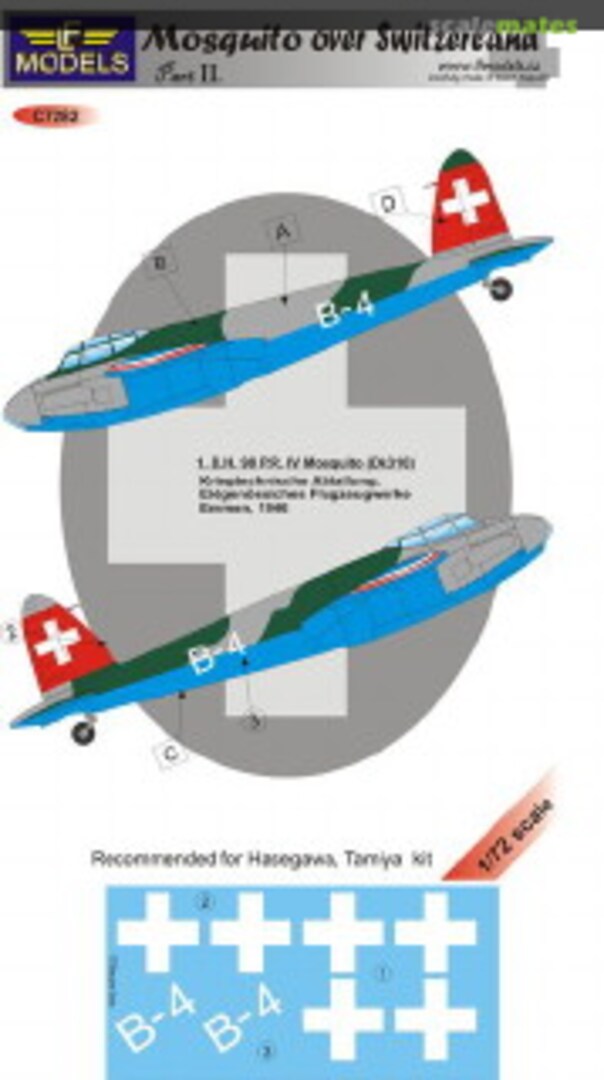 Boxart Mosquito over Switzerland C7282 LF Models Boxart Mosquito over Switzerland C7282 LF Models