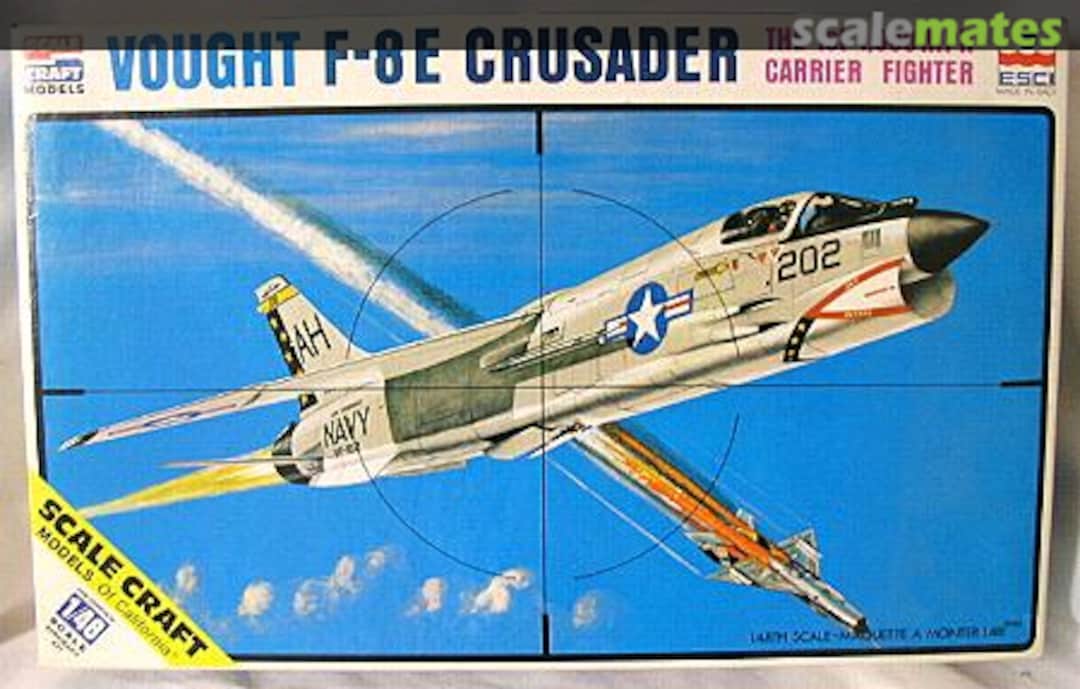 Boxart Vought F-8E Crusader 4011 ESCI/Scale Craft Boxart Vought F-8E Crusader 4011 ESCI/Scale Craft