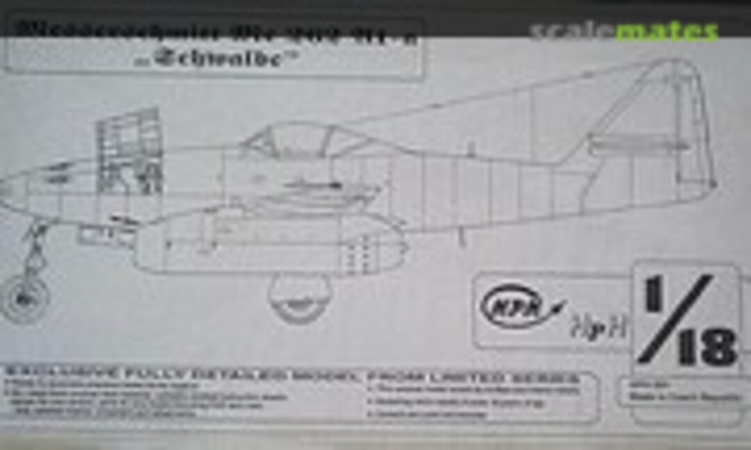 1:18 Messerschmitt Me 262 A1-a (HpH models HPH 001) HPH 001